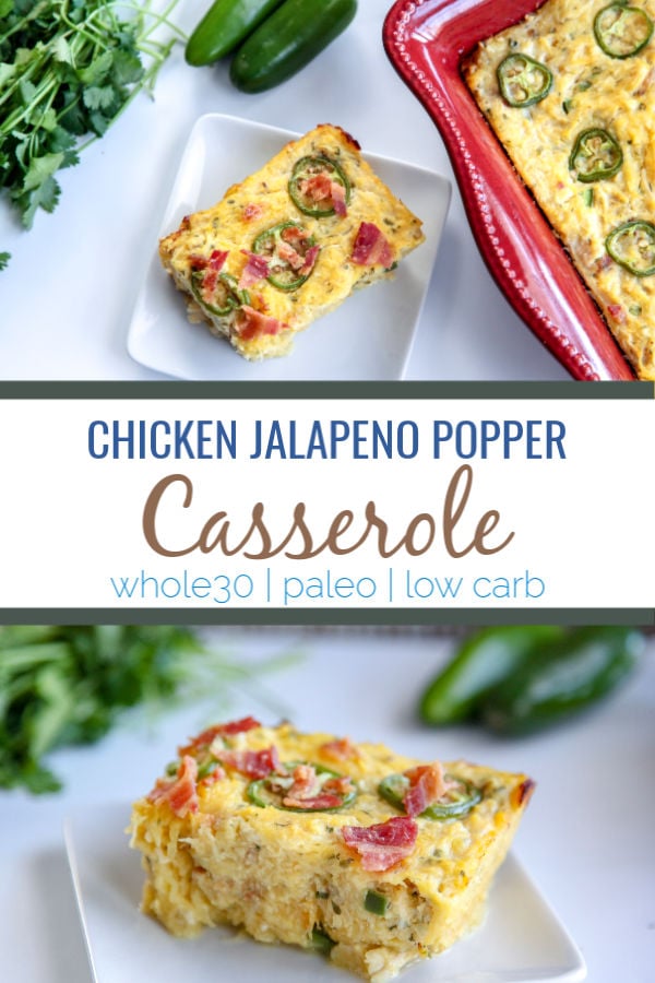 Jalapeño Popper Chicken Casserole